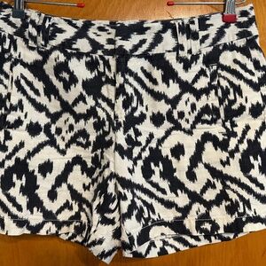Loft Ikat print shorts, size 4